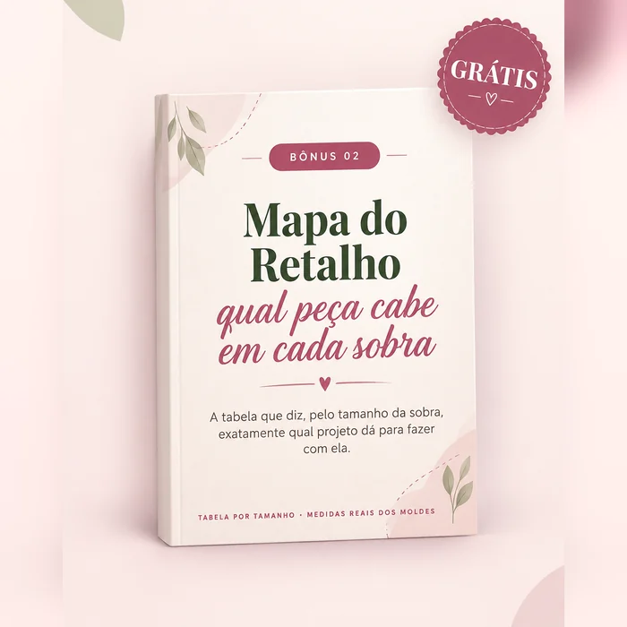 Bônus 02: Mapa do Retalho — qual peça cabe em cada sobra